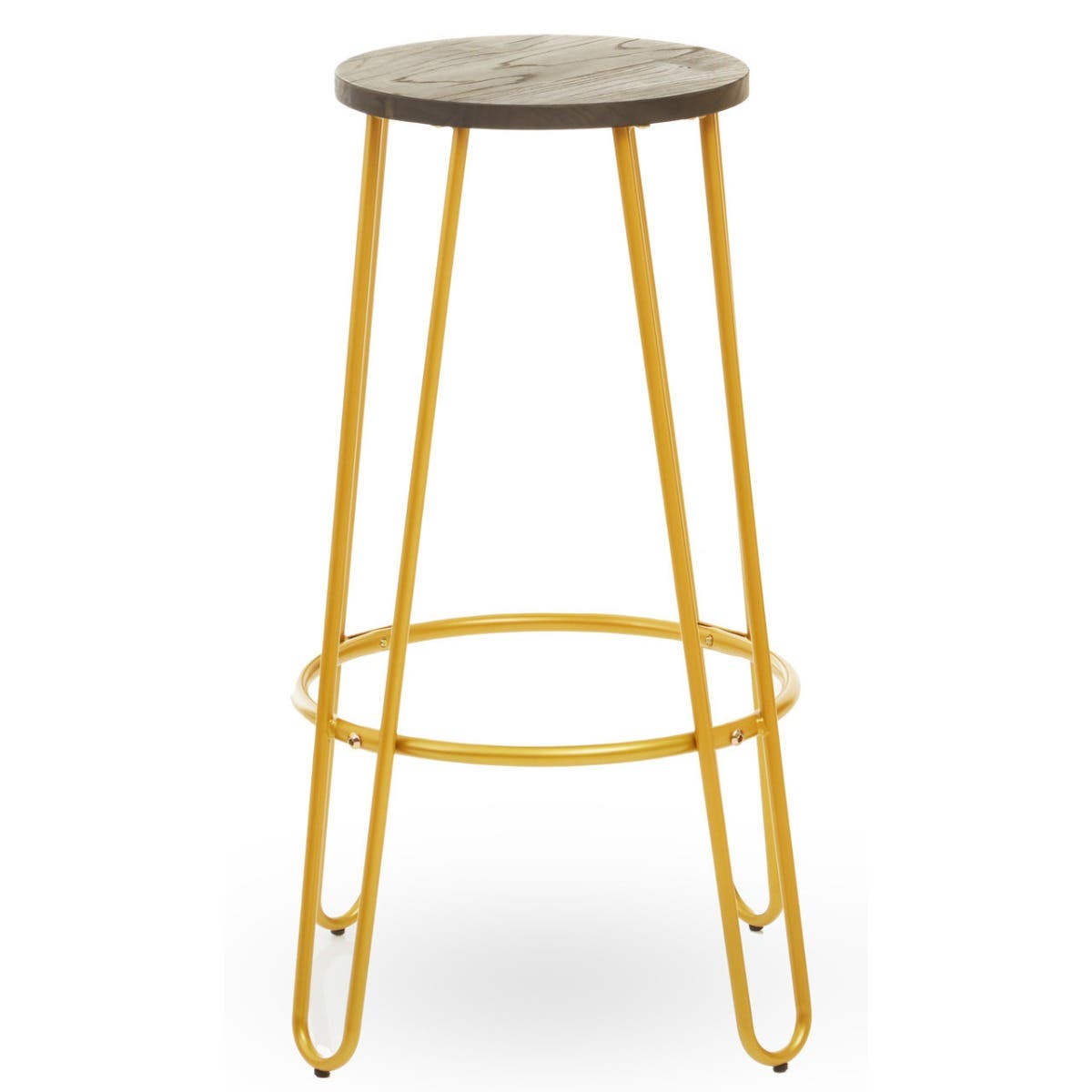 Madison Metal Frame Bar Stool #colour_gold