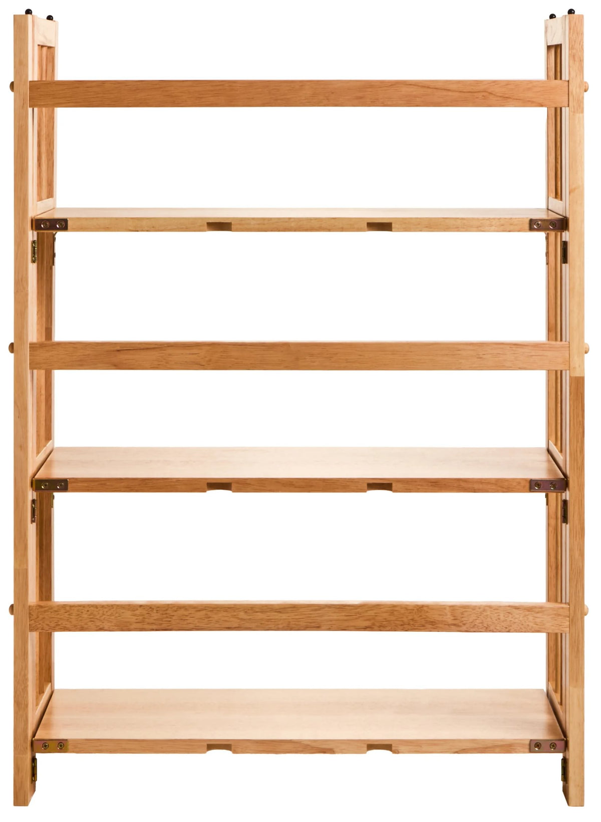 Devizes Three Tier Tropical Hevea Wood Stackable Shelf Unit