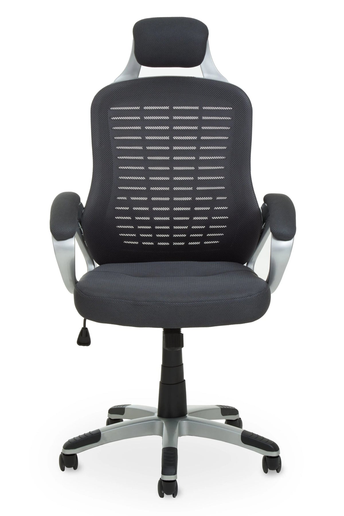 Windsor Dark Grey Home Office Chair with Headrest