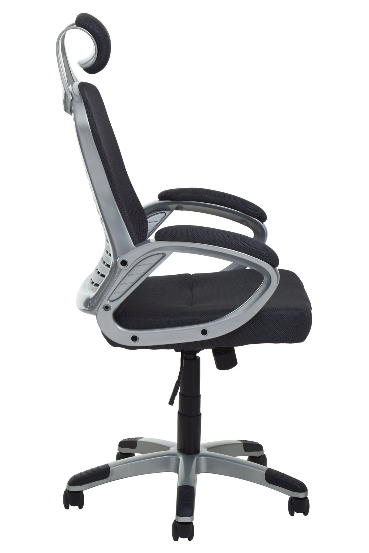 Windsor Dark Grey Home Office Chair with Headrest