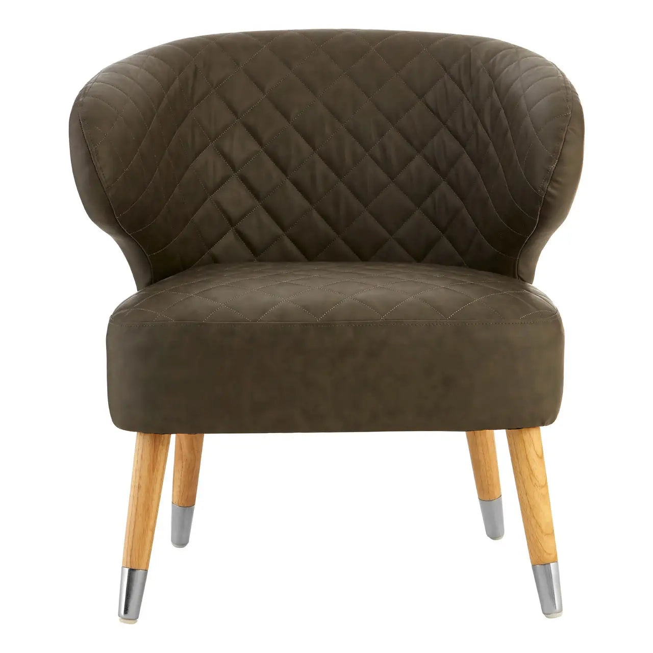 Richy Faux Leather Wingback Armchair