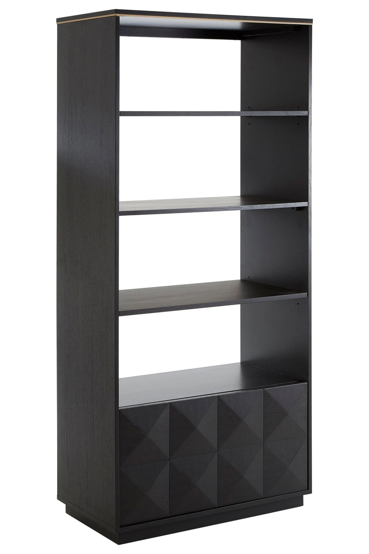 Farnham Oak Veneer Shelf Unit