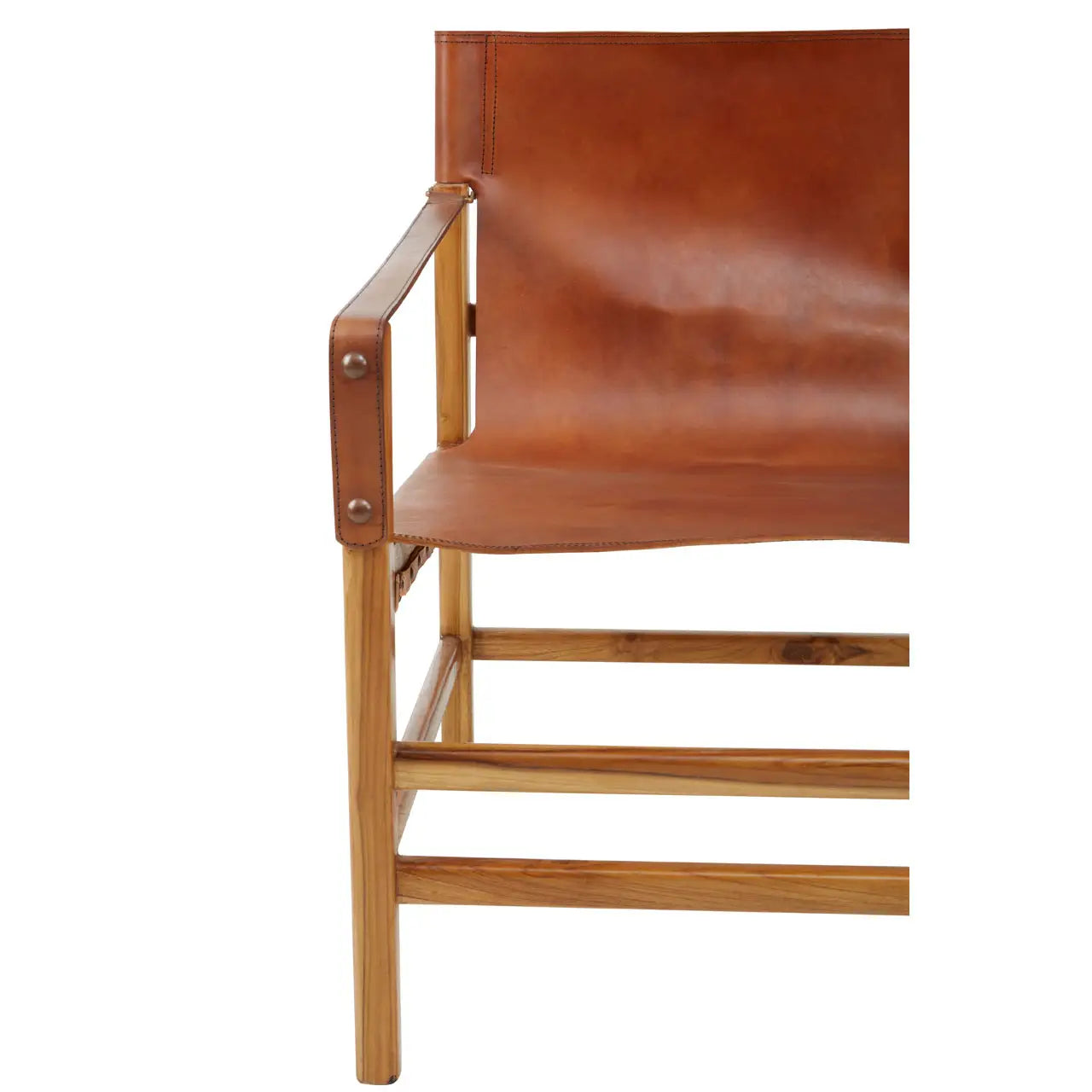Kendari Brown Cow Leather Chair