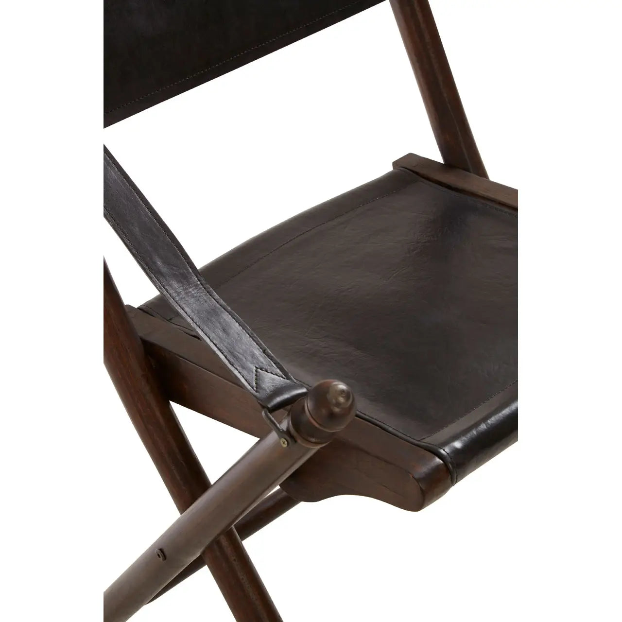 Inca Teak And Black Folding Chair