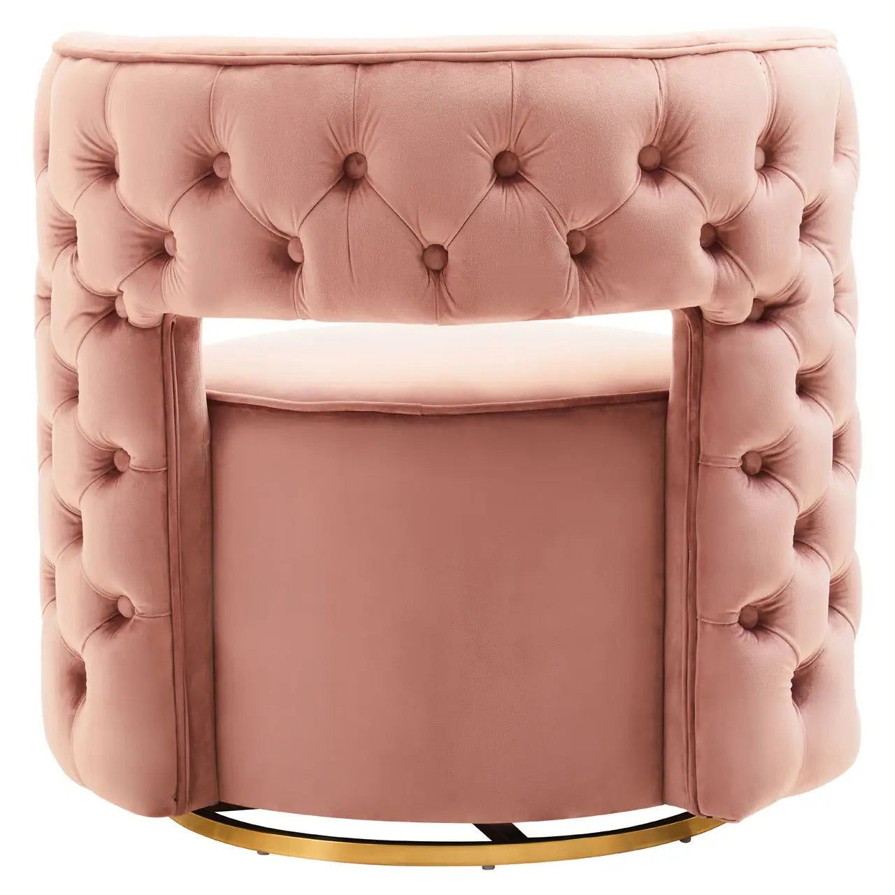 Yasmeen Velvet Swivel Chair