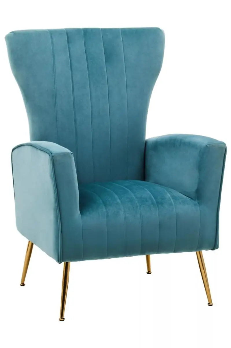 Zamora Mink Velvet Accent Chair
