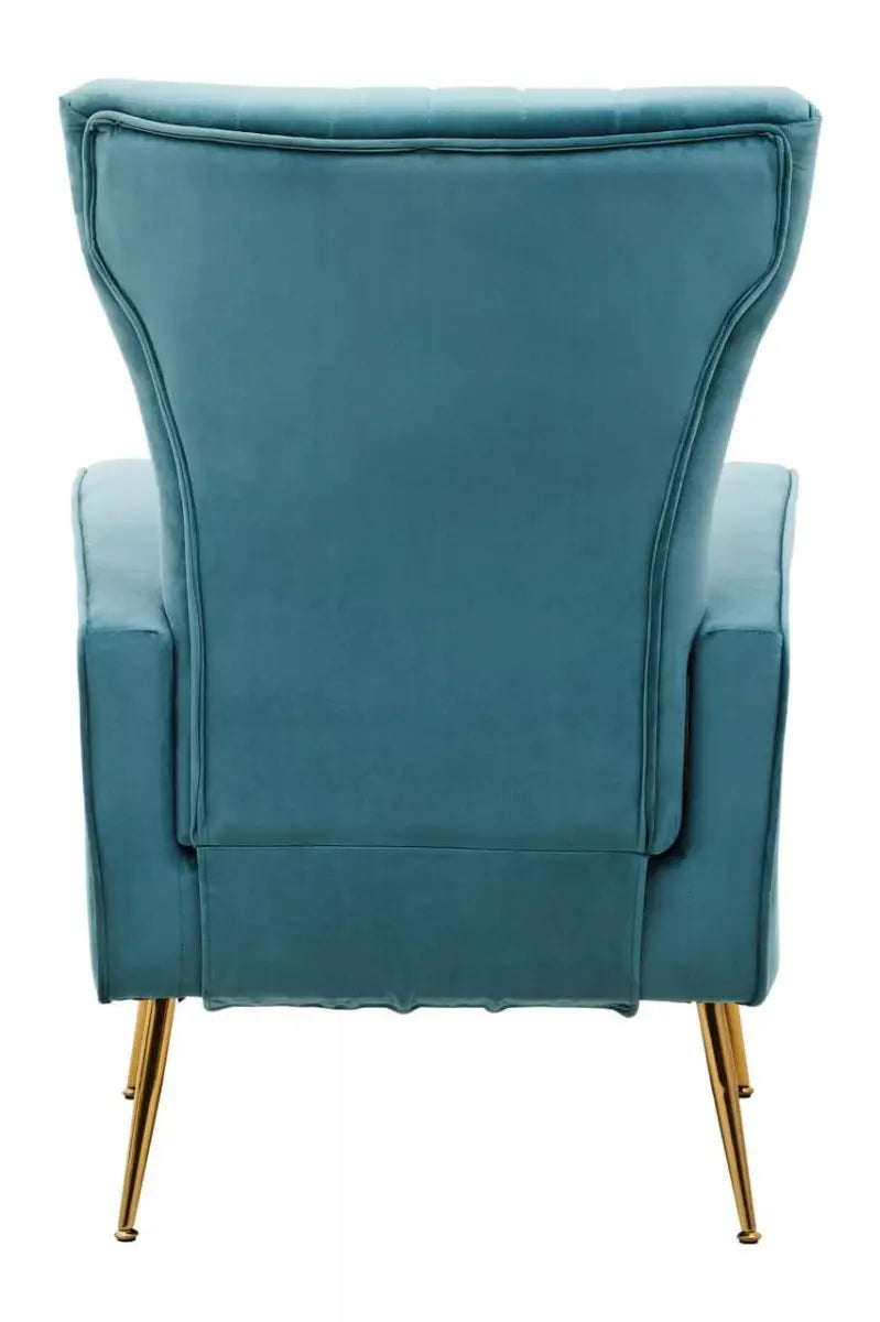 Zamora Mink Velvet Accent Chair