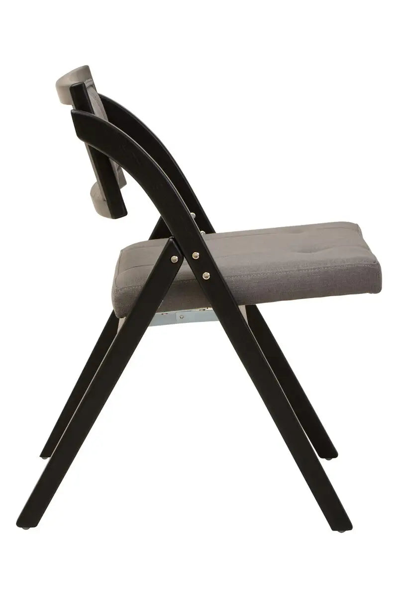 Cebu Grey and Elm Wood Folding Chair