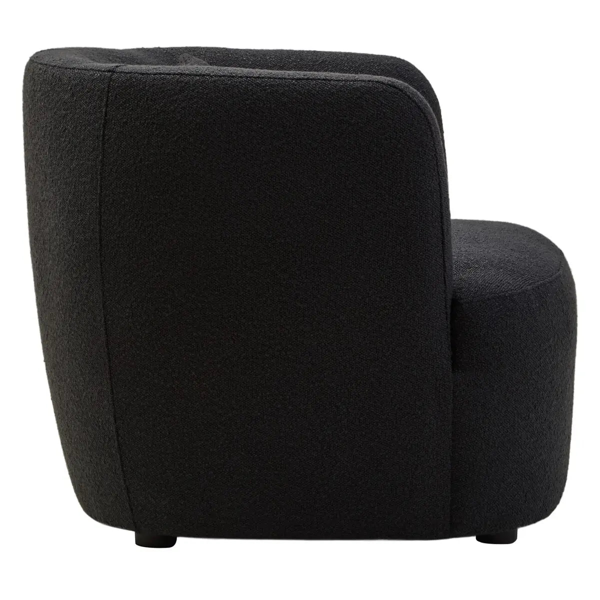 Bruge Textured Cream Curved Chair