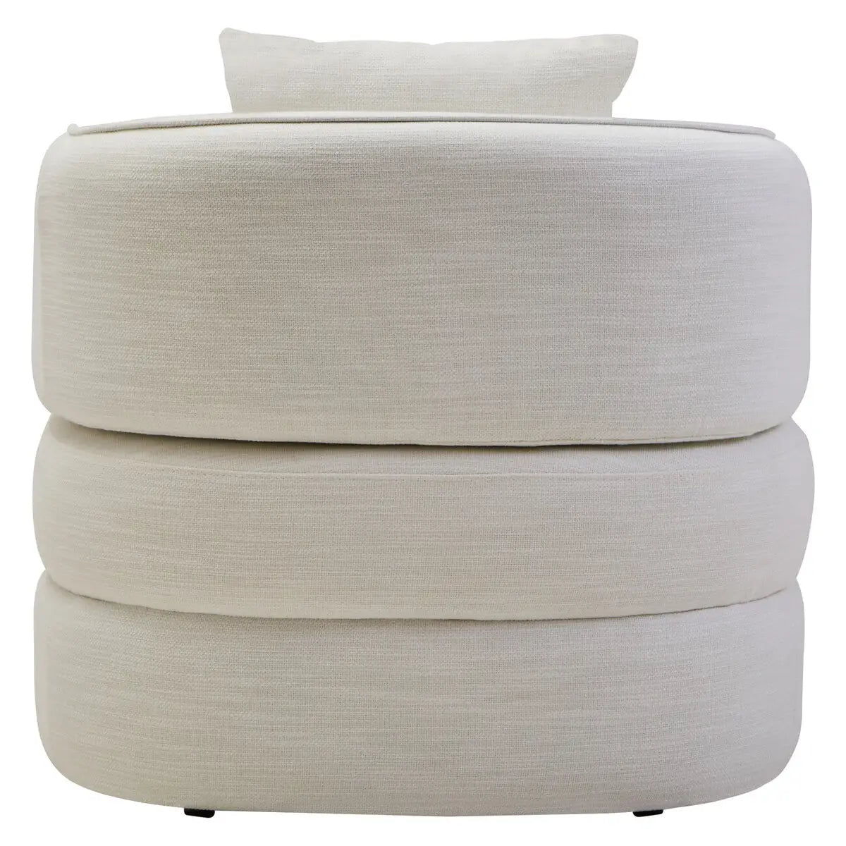 Bilani Linen Effect Curved Chair