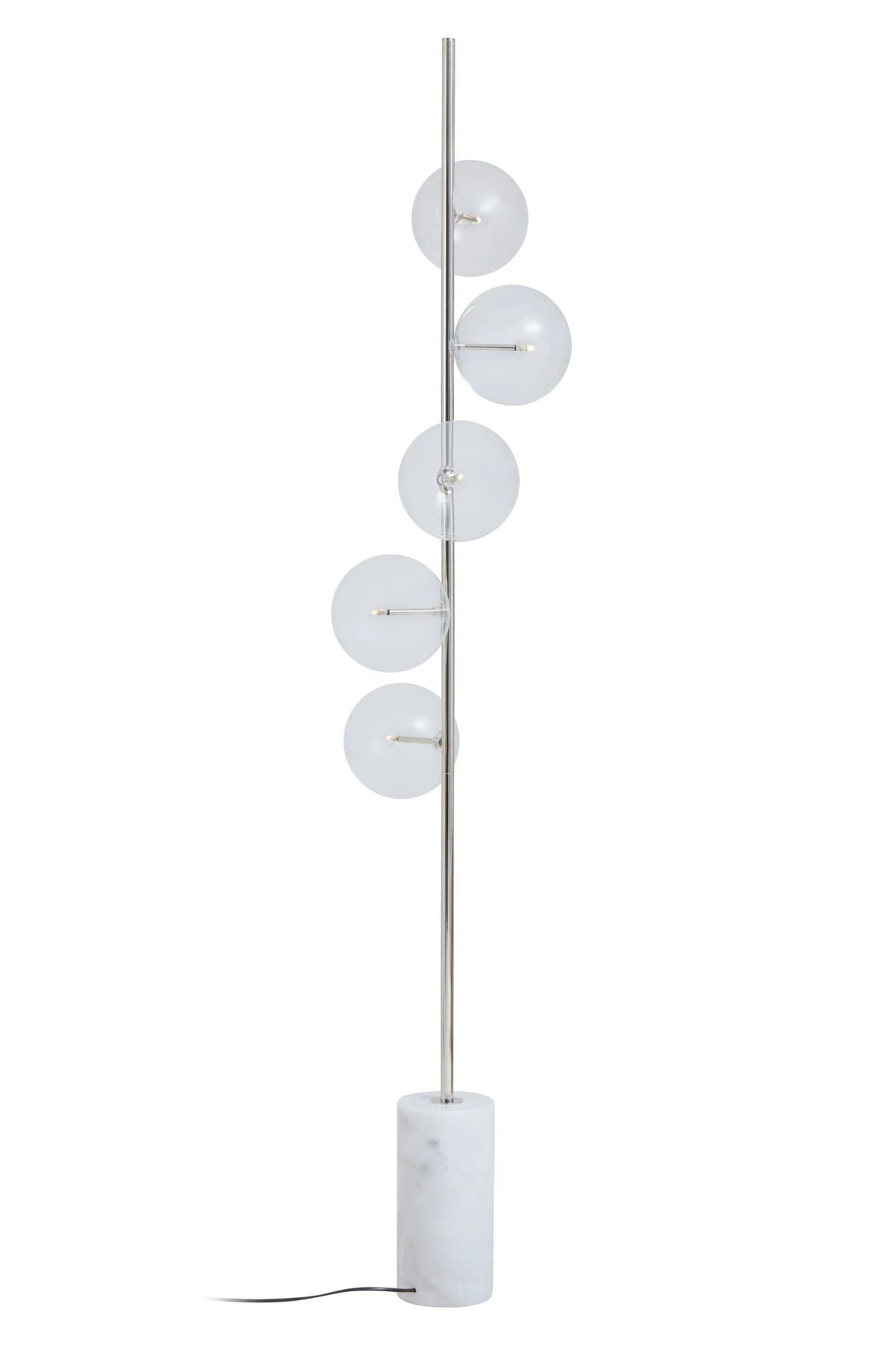 Cambridge Marble and 5 Bulb Floor Lamp
