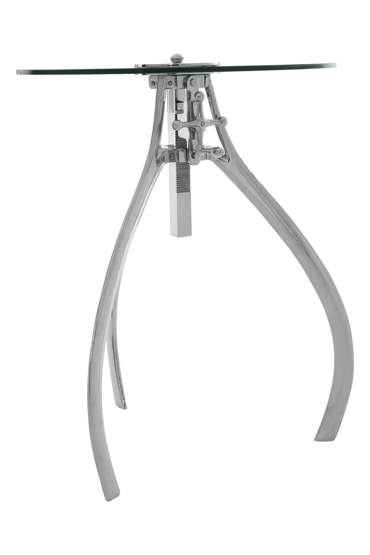 Lydford Crank Mechanism Adjustable Round Bar Table