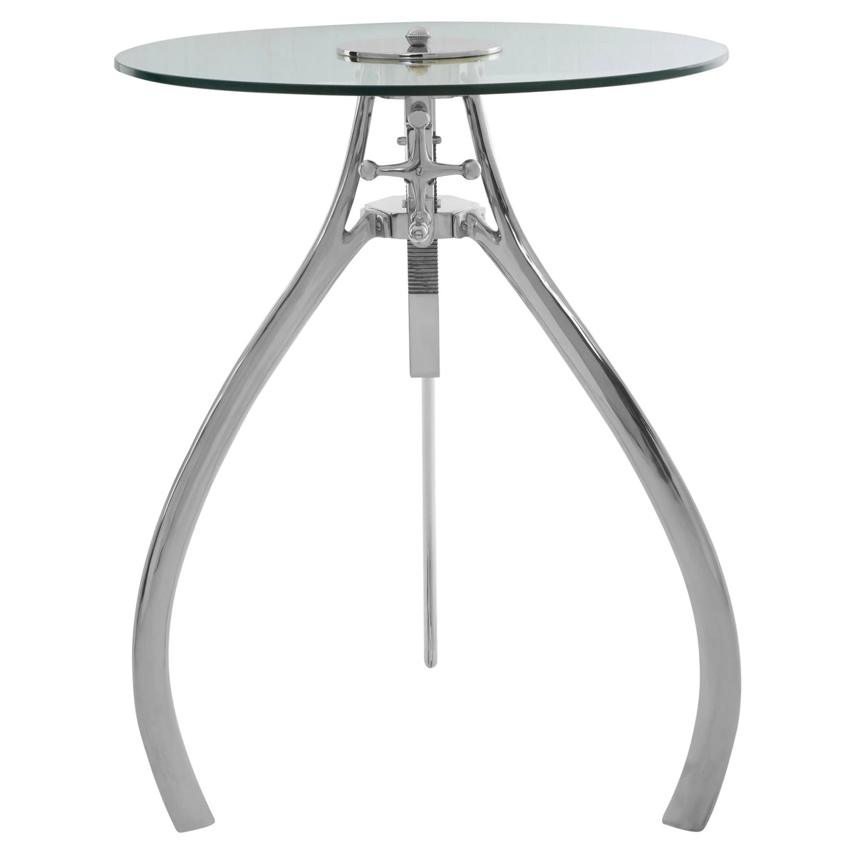 Lydford Crank Mechanism Adjustable Round Bar Table