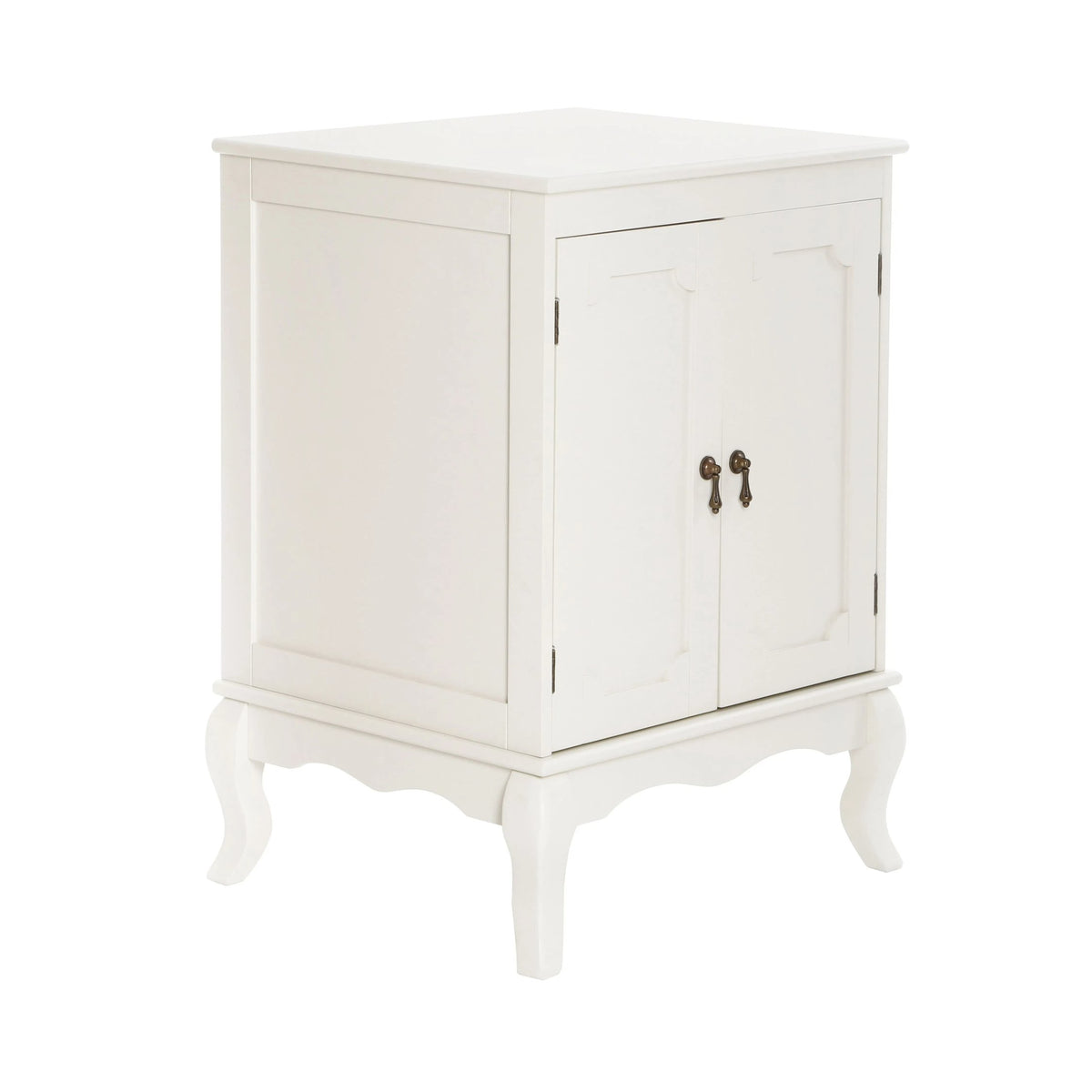 Oxted Double Door Ivory Finish Cabinet