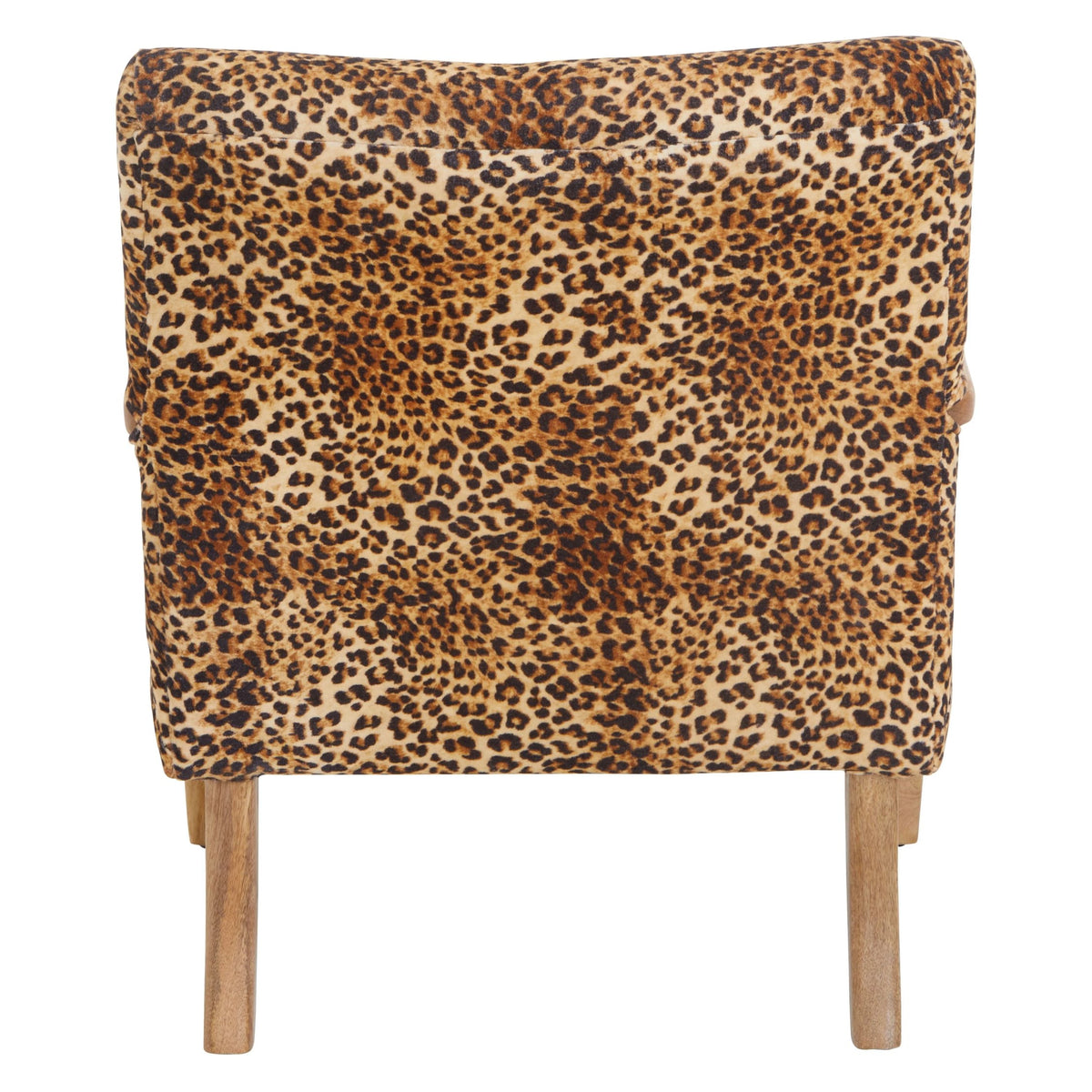 Granada Leopard Print and Mango Wood Chair