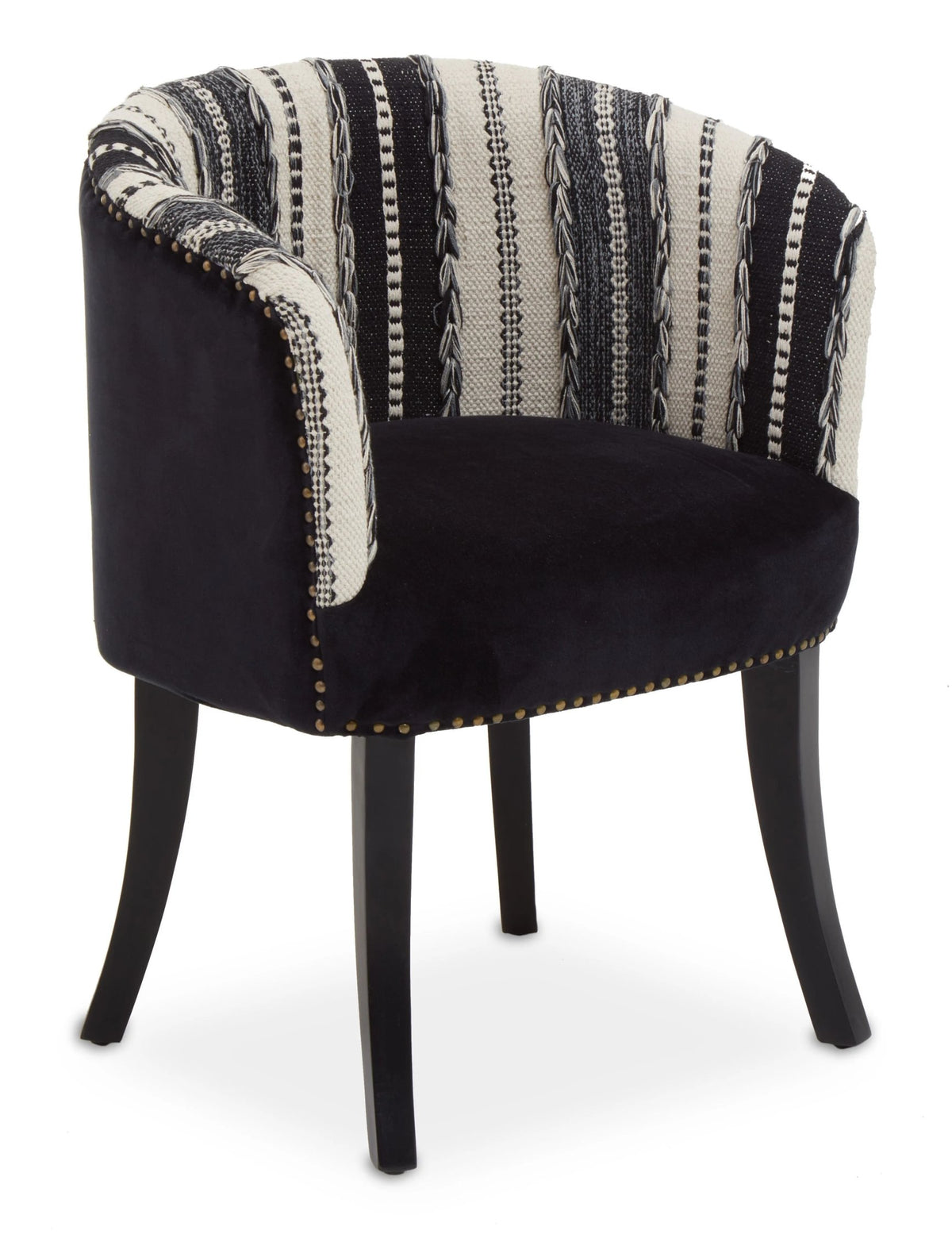Granada Black and White Chair