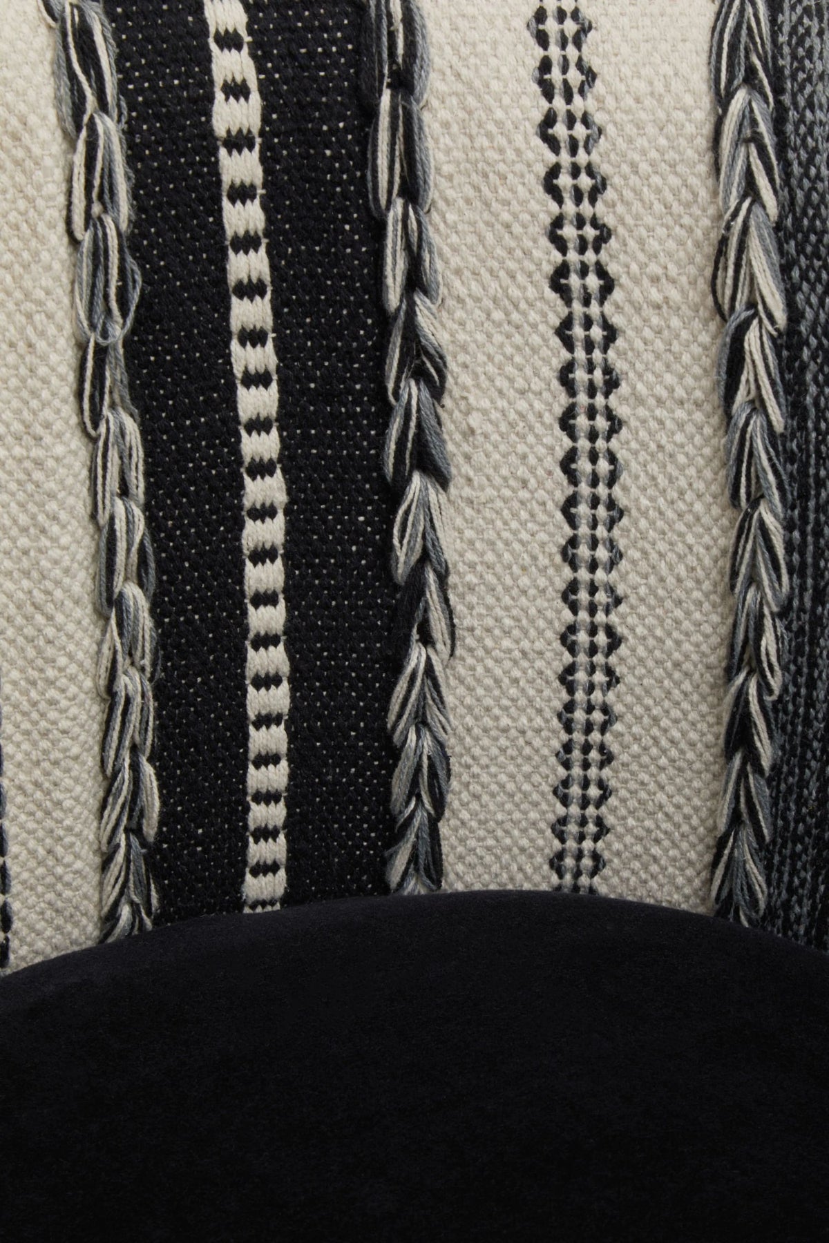 Granada Black and White Chair