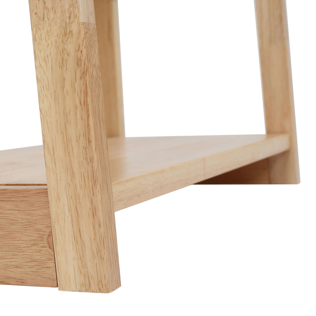 Devizes 5 Tier Tropical Hevea Wood Folding Shelf Unit