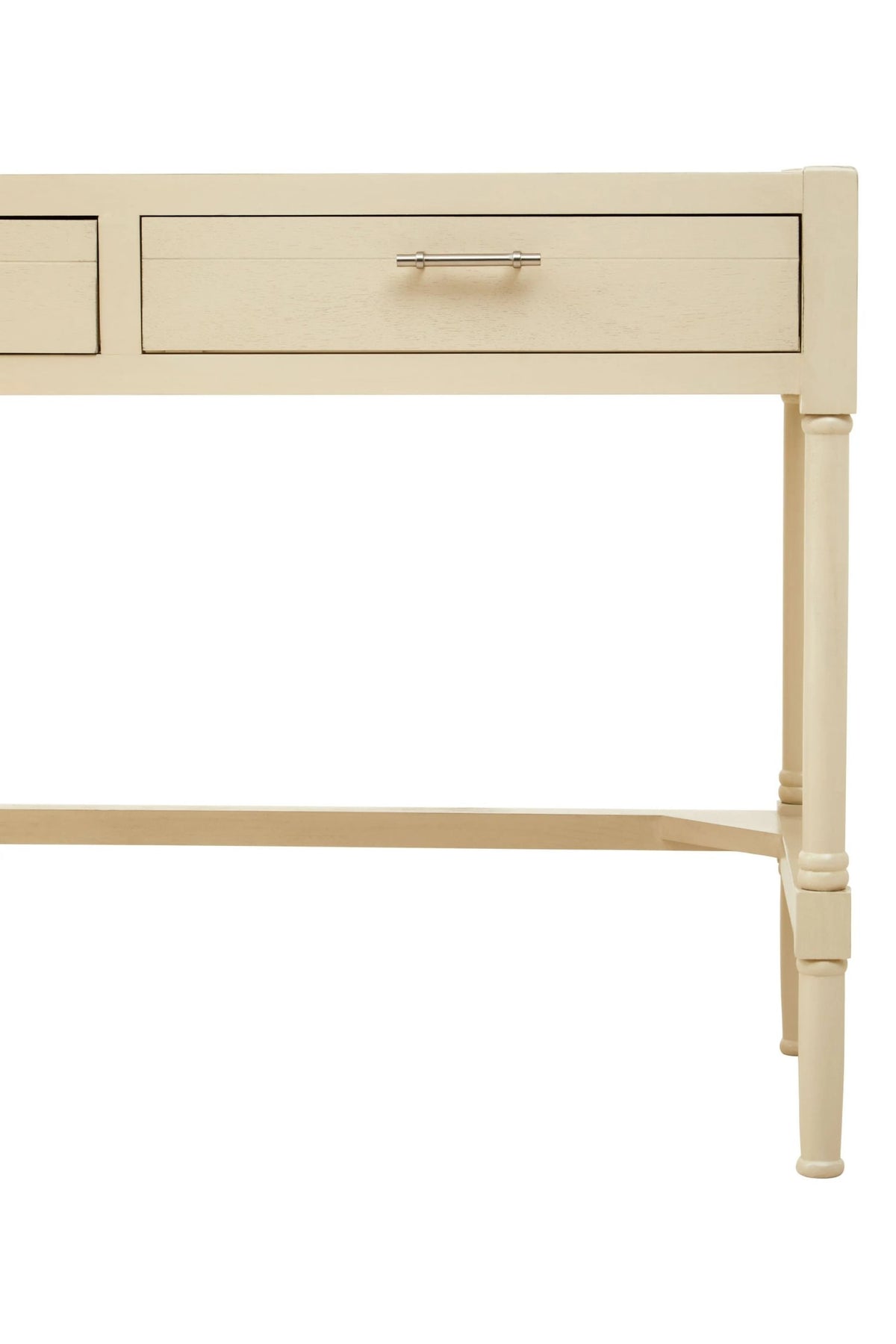 Savoy Ivory Wooden Desk with 2 Drawer