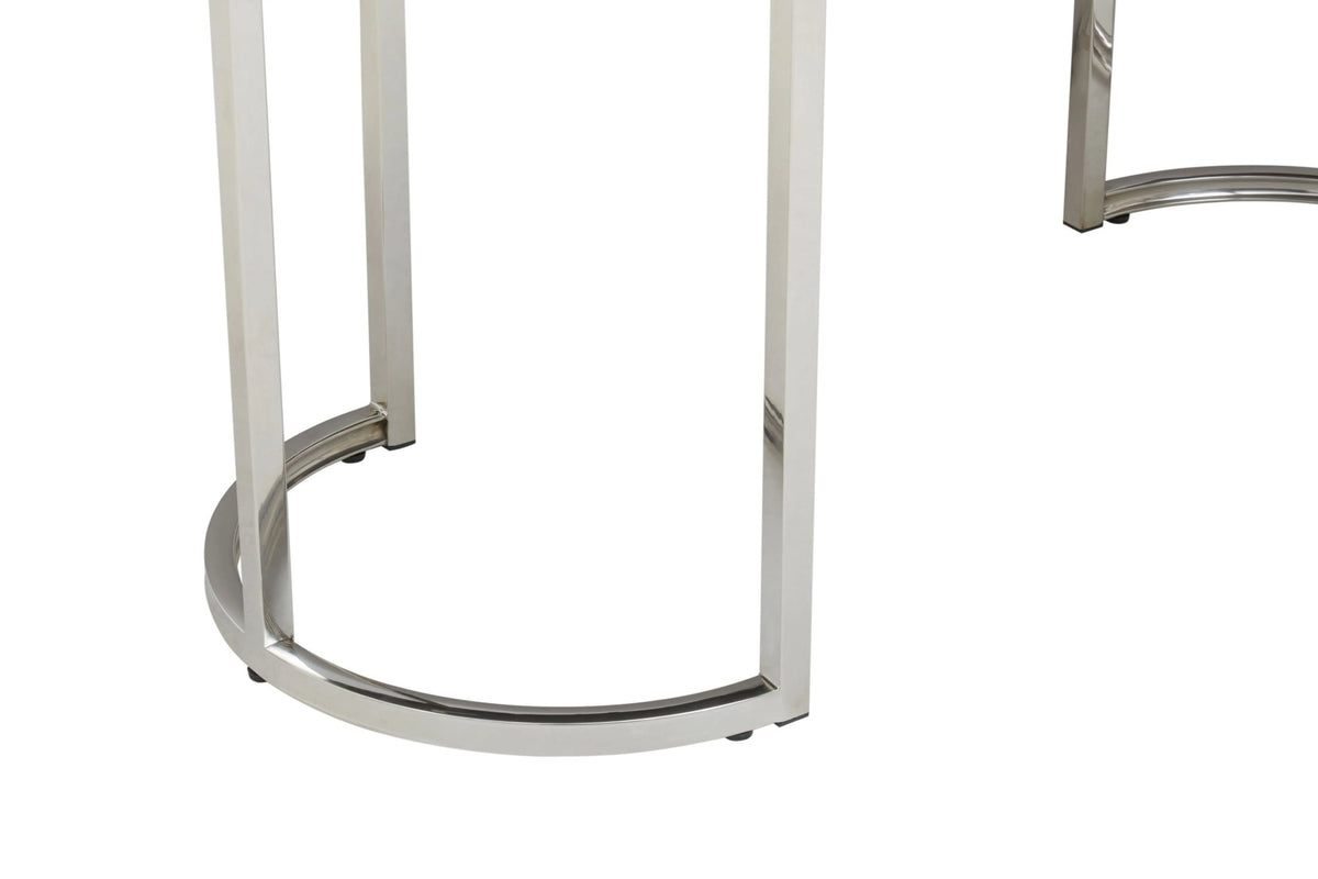 Sandringham Grey Gloss Finish Oval Dining Table