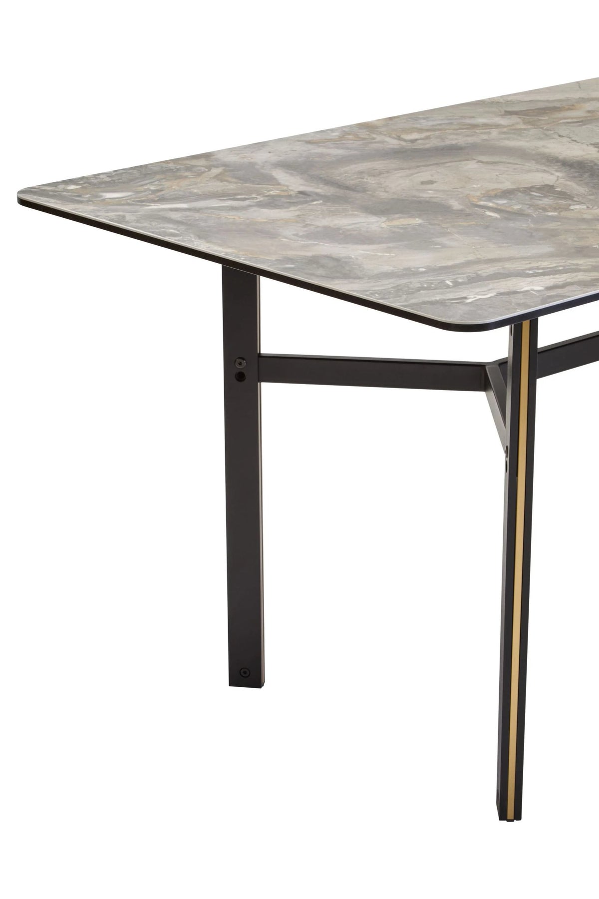 Aurora Ceramic Marble Effect Rectangular Dining Table