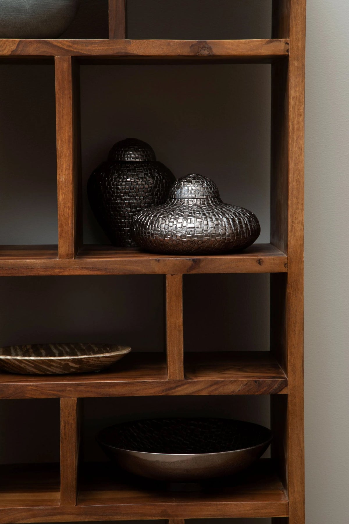 Madison Sheesham Wood Multi Tier Shelf Unit