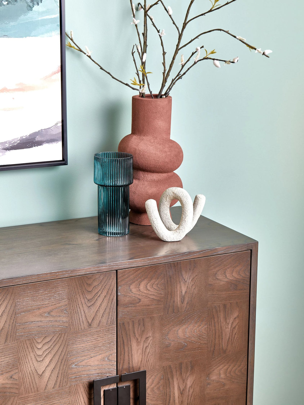 Vienna Four Door Sideboard #colour_grey