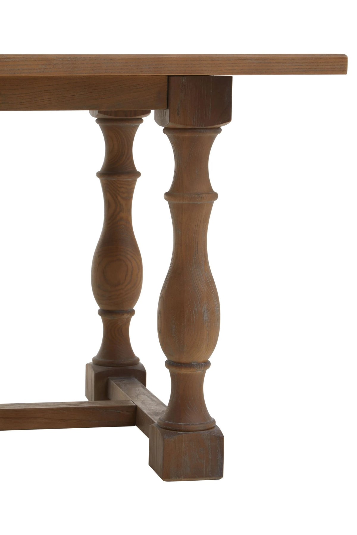 Brighton Oak Wood Rectangular Dining Table