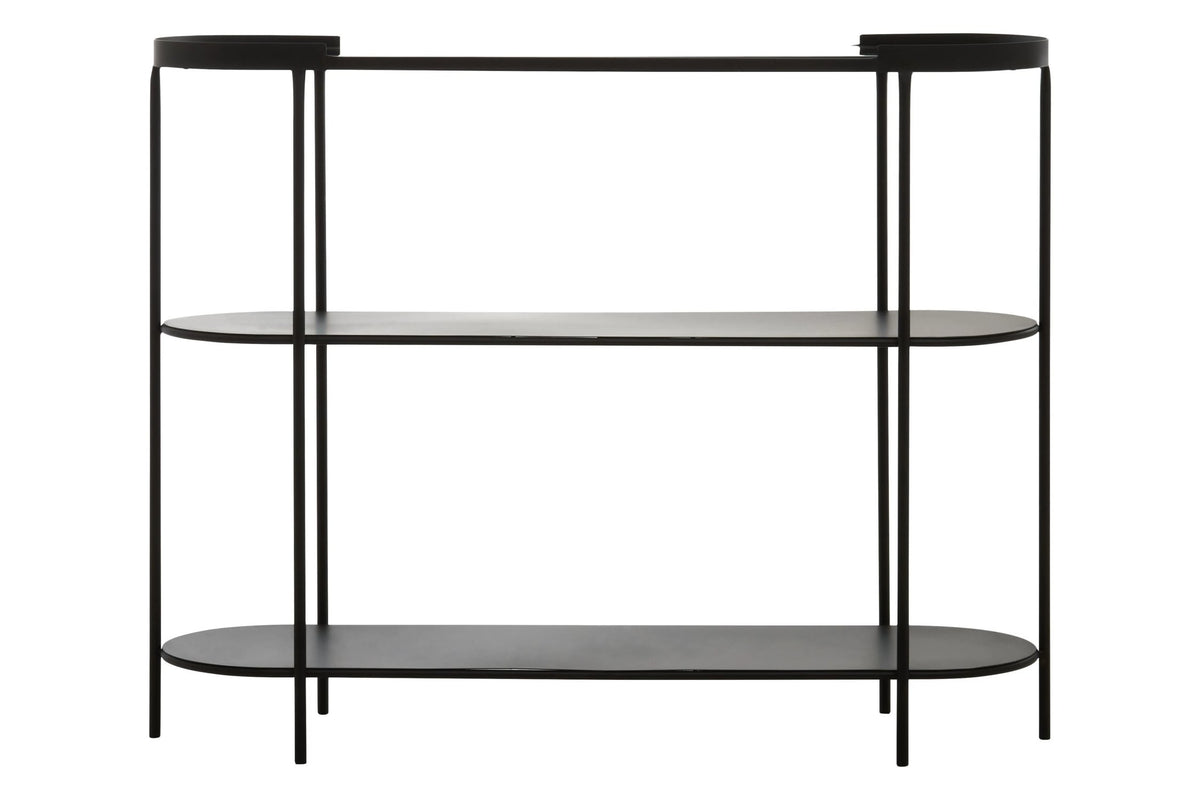 Bath Console Table with Glass Top