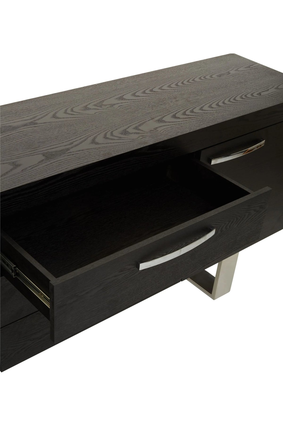 Porto Black Elm Wood Sideboard