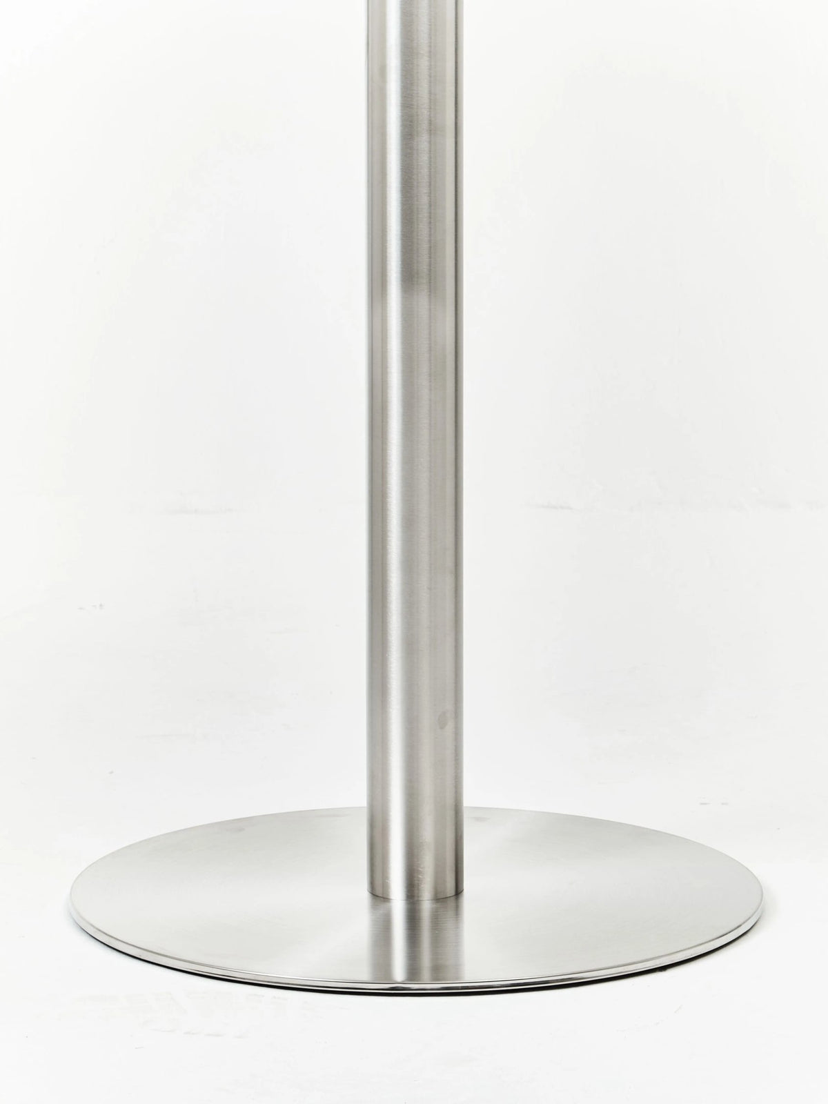 Halifax Round Glass and Silver Finish Dining Table