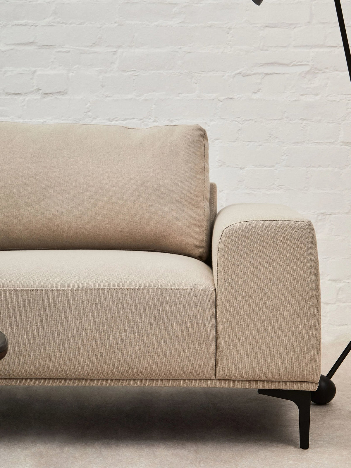 Cambridge 3 Seat Fabric Chaise Sofa