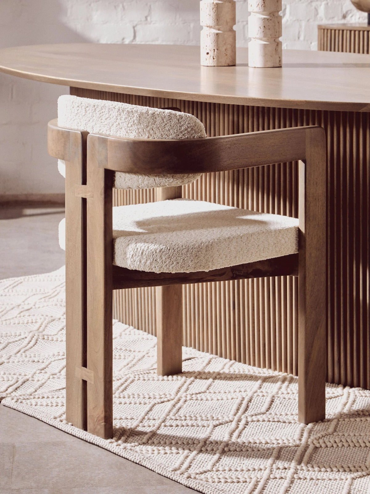 Stirling Mango Wood Oval Dining Table