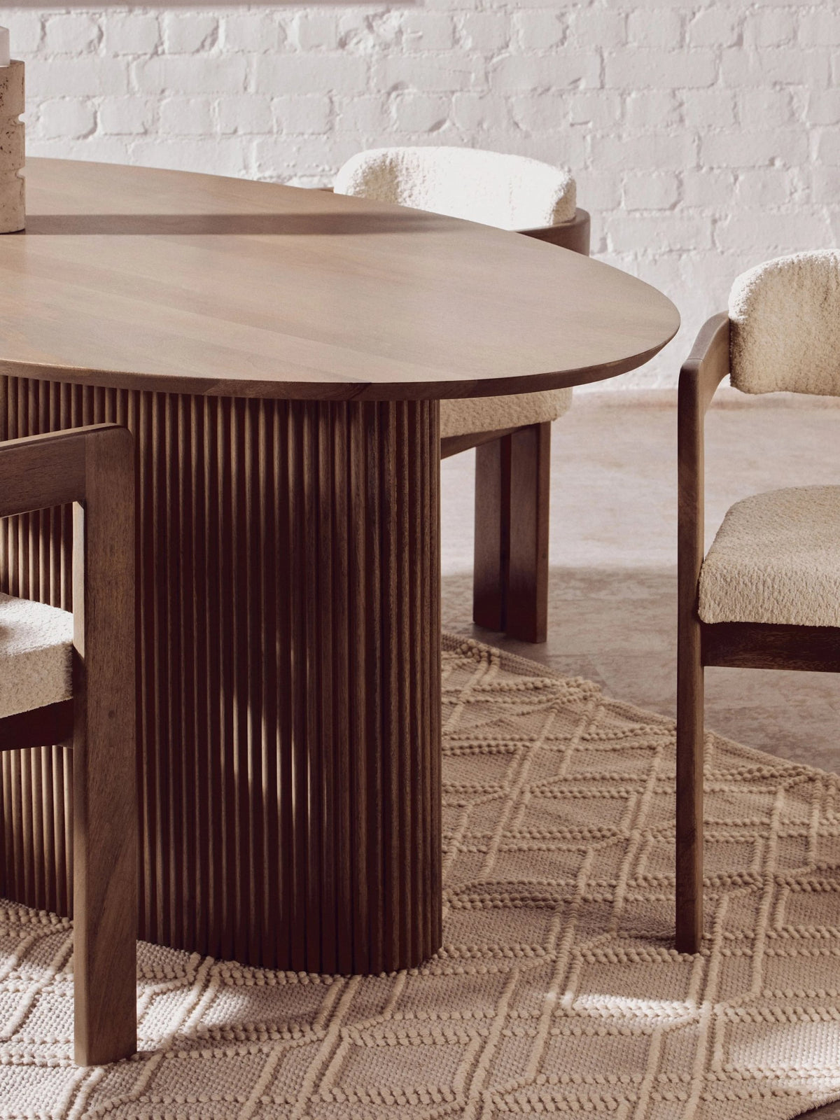 Stirling Mango Wood Oval Dining Table