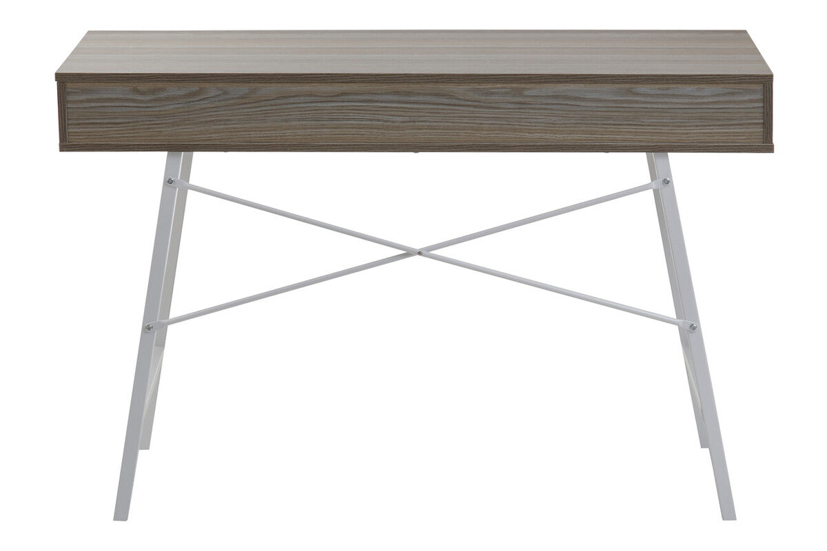 Penzance Two Drawer Light Oak Veneer Desk