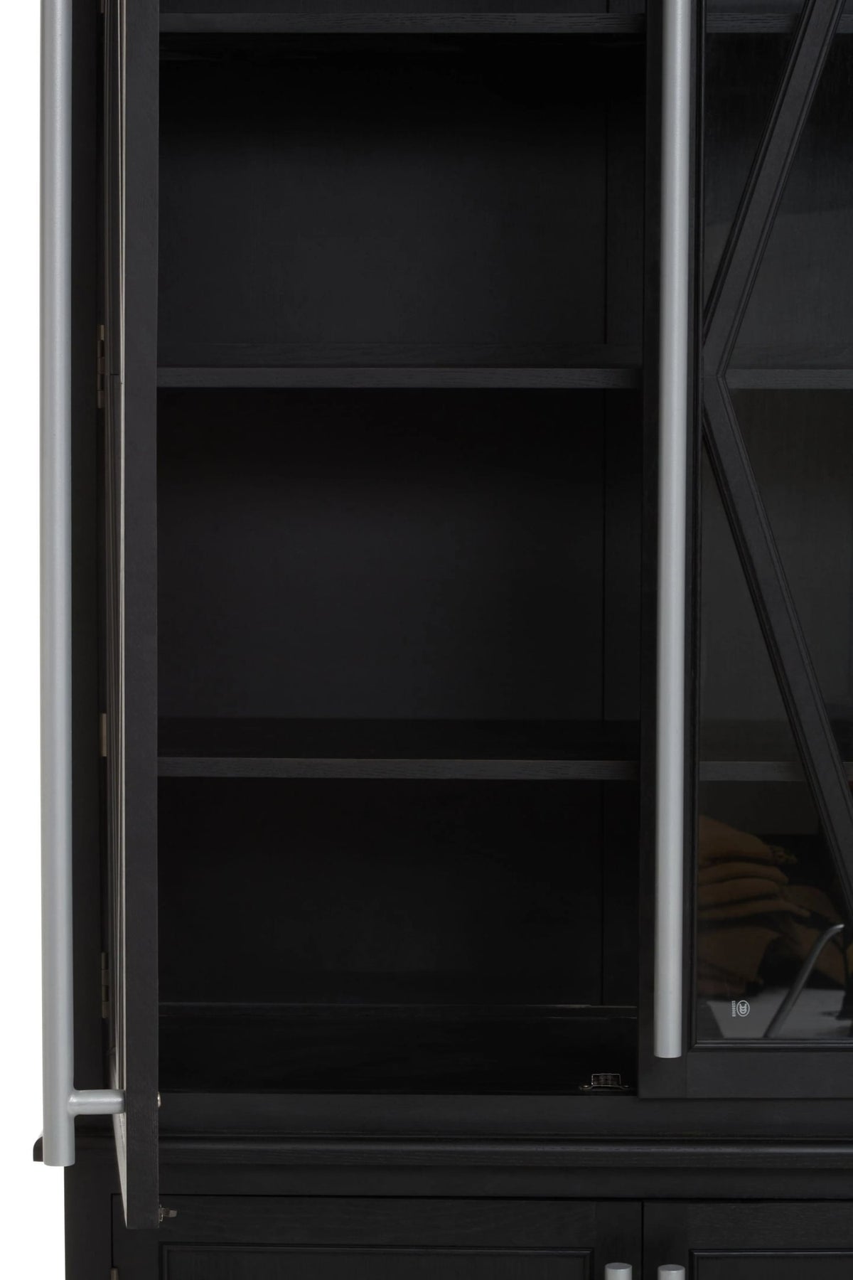 Cannes Oak Wood Tall Cabinet