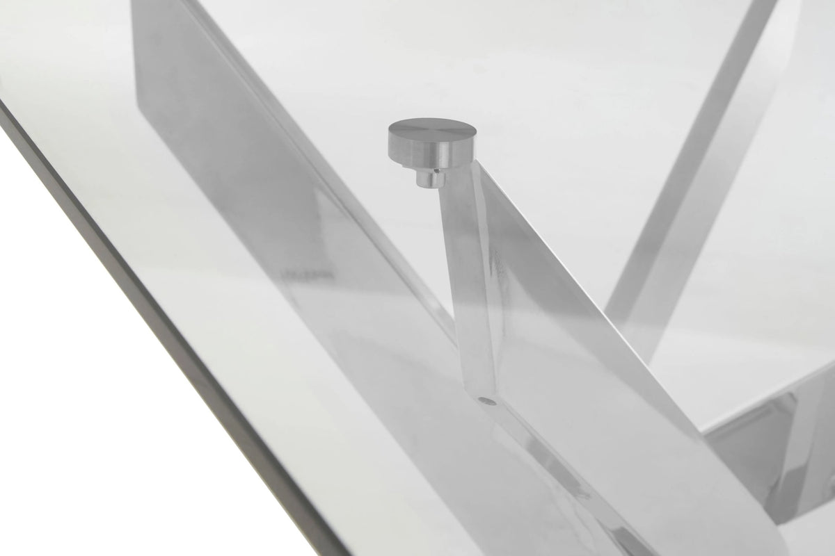 Aurora Rectangular Intersected Base Dining Table