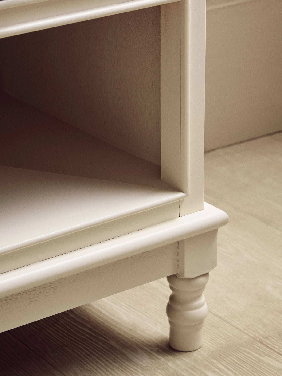 Savoy 3 Drawer White Wooden Sideboard