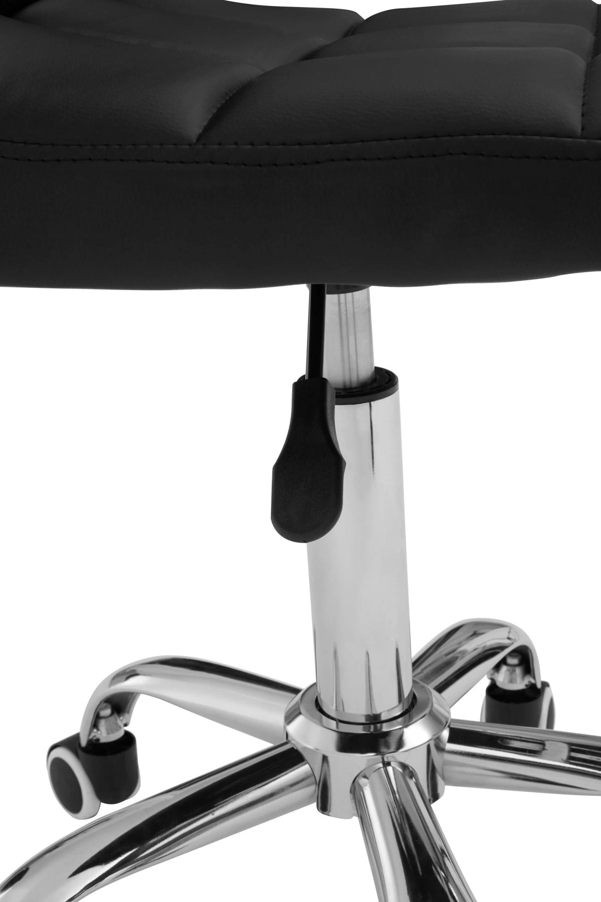 Brampton Black Home Office Chair with Swivel Base