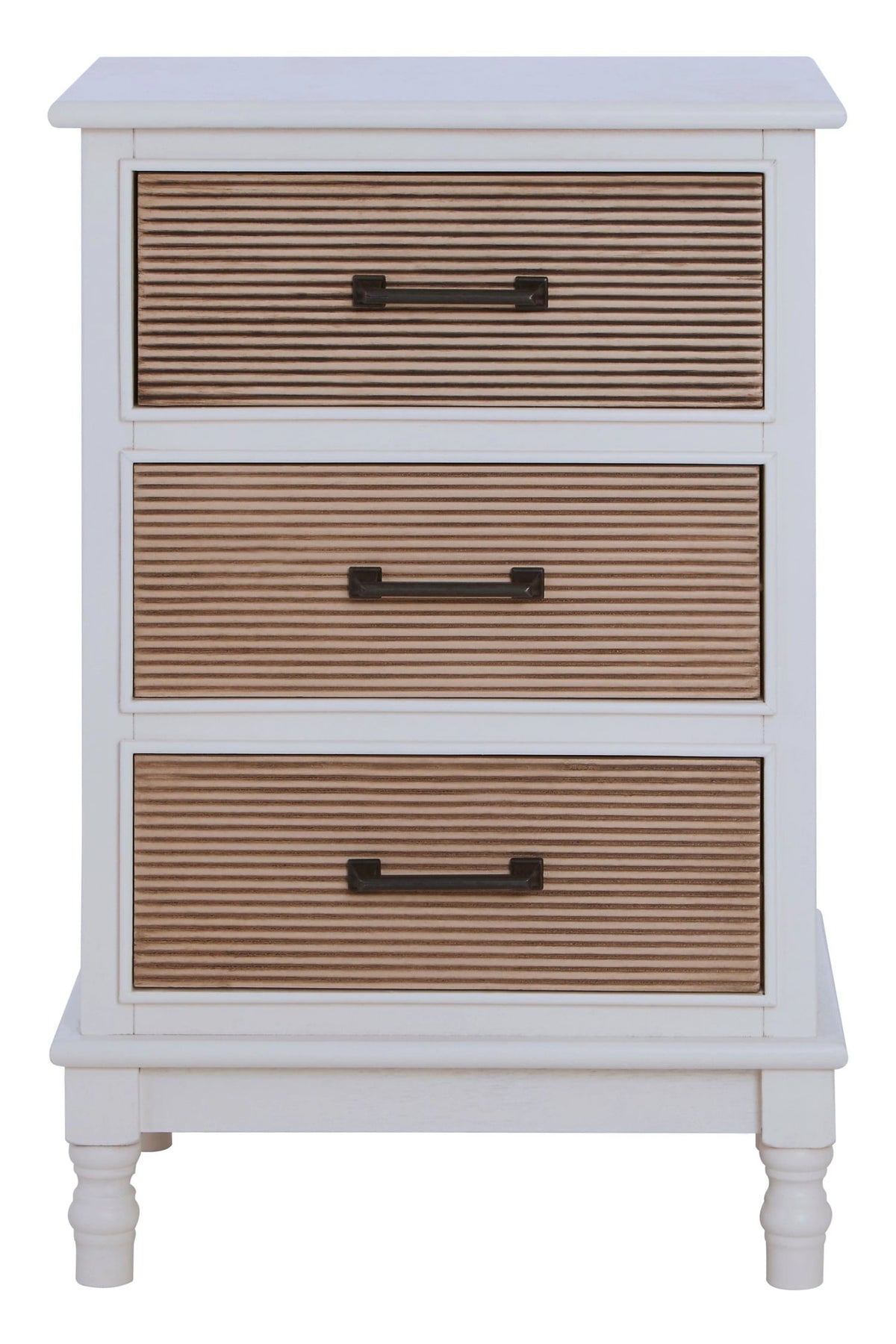 Savoy White Wooden Chest of 3 Drawer