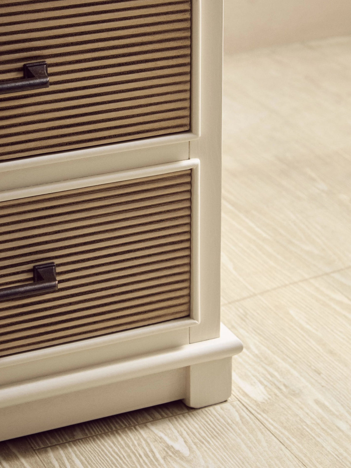 Savoy White Wooden Chest of 3 Drawer
