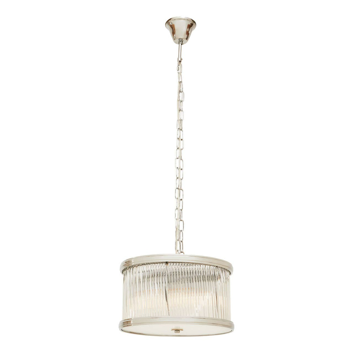 Vienna 5 Bulb Glass Pendant Light #colour_chrome