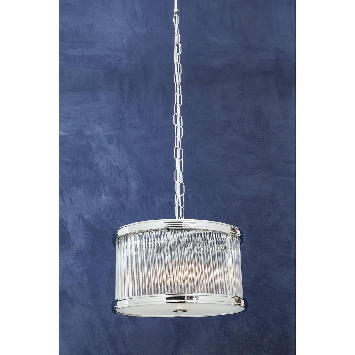 Vienna 5 Bulb Glass Pendant Light #colour_chrome