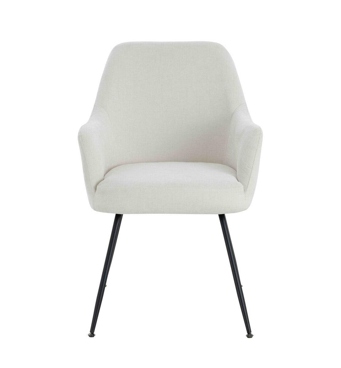 Chichester Set of 2 Textured Fabric Dining Chairs with Arms