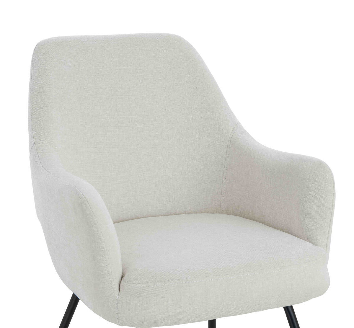Chichester Set of 2 Textured Fabric Dining Chairs with Arms