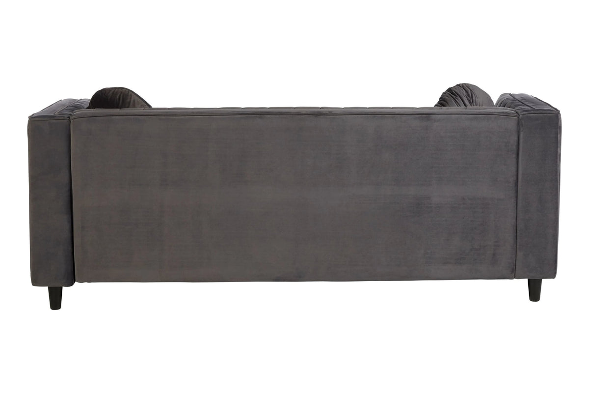 Hudson Three Seat Velvet Sofa