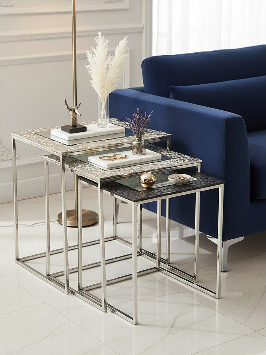 Penzance Set of 3 Rectangular Nesting Tables