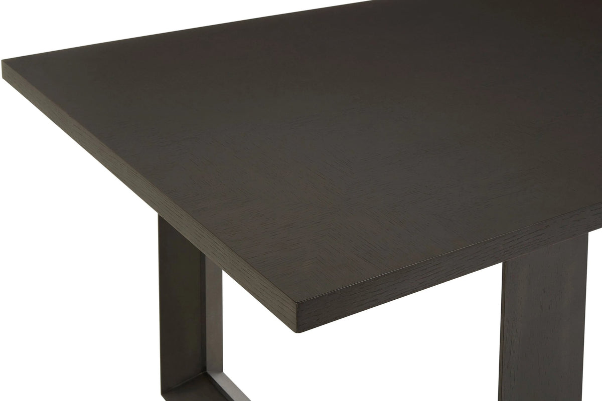 Farnham Oak Veneer Top Rectangular Dining Table