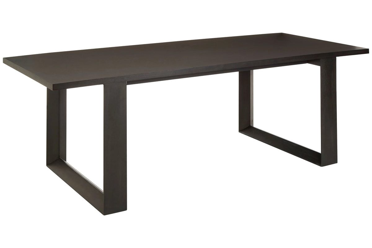 Farnham Oak Veneer Top Rectangular Dining Table
