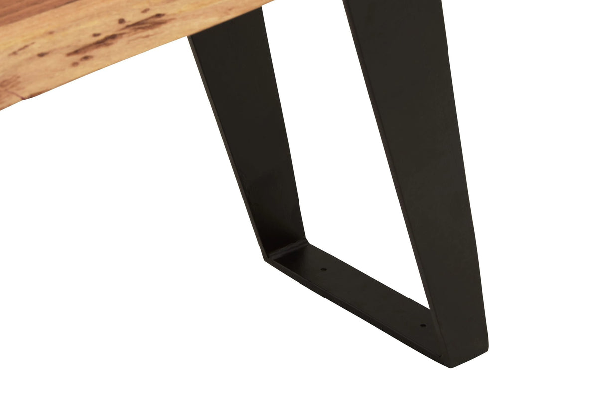 Alnwick Acacia Wood with Live Edge Bench
